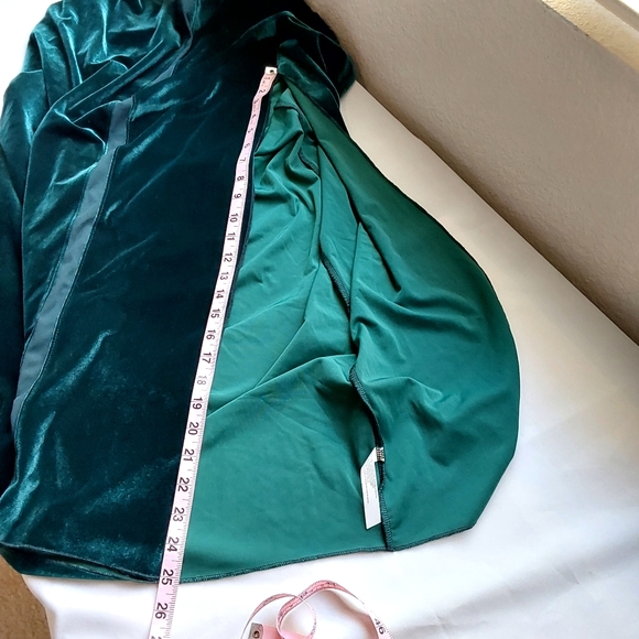 Free People Spliced Forest Green Velvet Maxi Dress - Picture 13 of 13